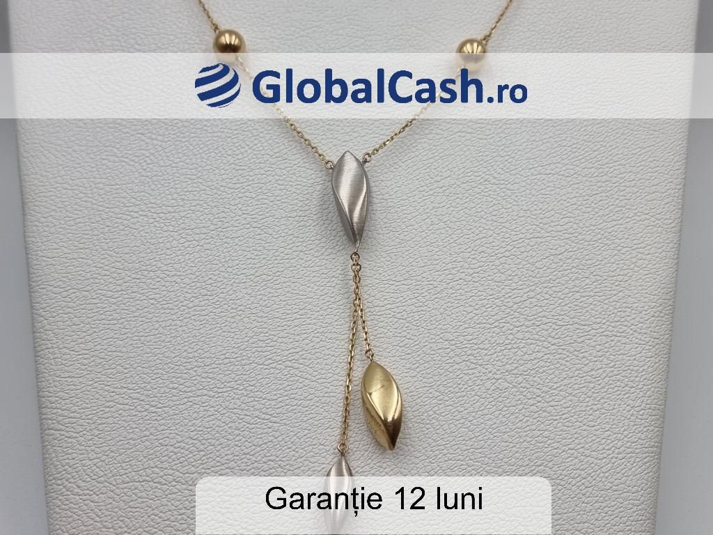 Lant Cu Pandantiv Din Aur De 14k 9.15g | GlobalCash #D86875