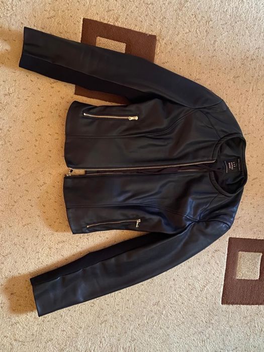 Geaca piele ecologica Zara XS