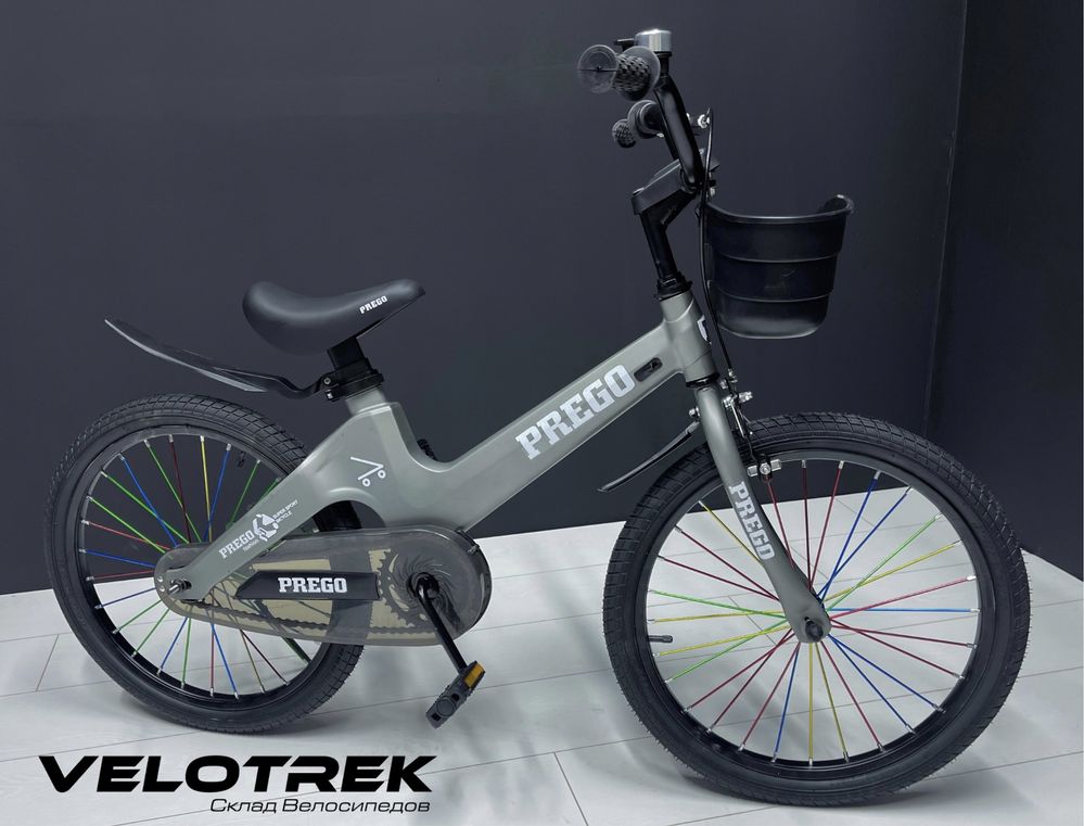 Новый Велосипед бренд Prego Алюминиевая Рама,для Детей!