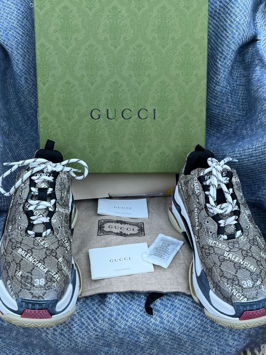 Adidasi Gucci x Balenciaga, marimea 38