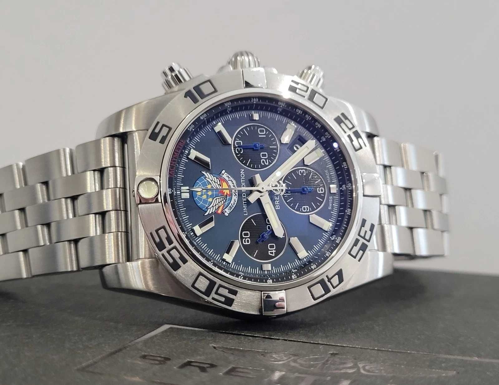 BREITLING Chronomat 44 AB0110 Blue Impulse Edition