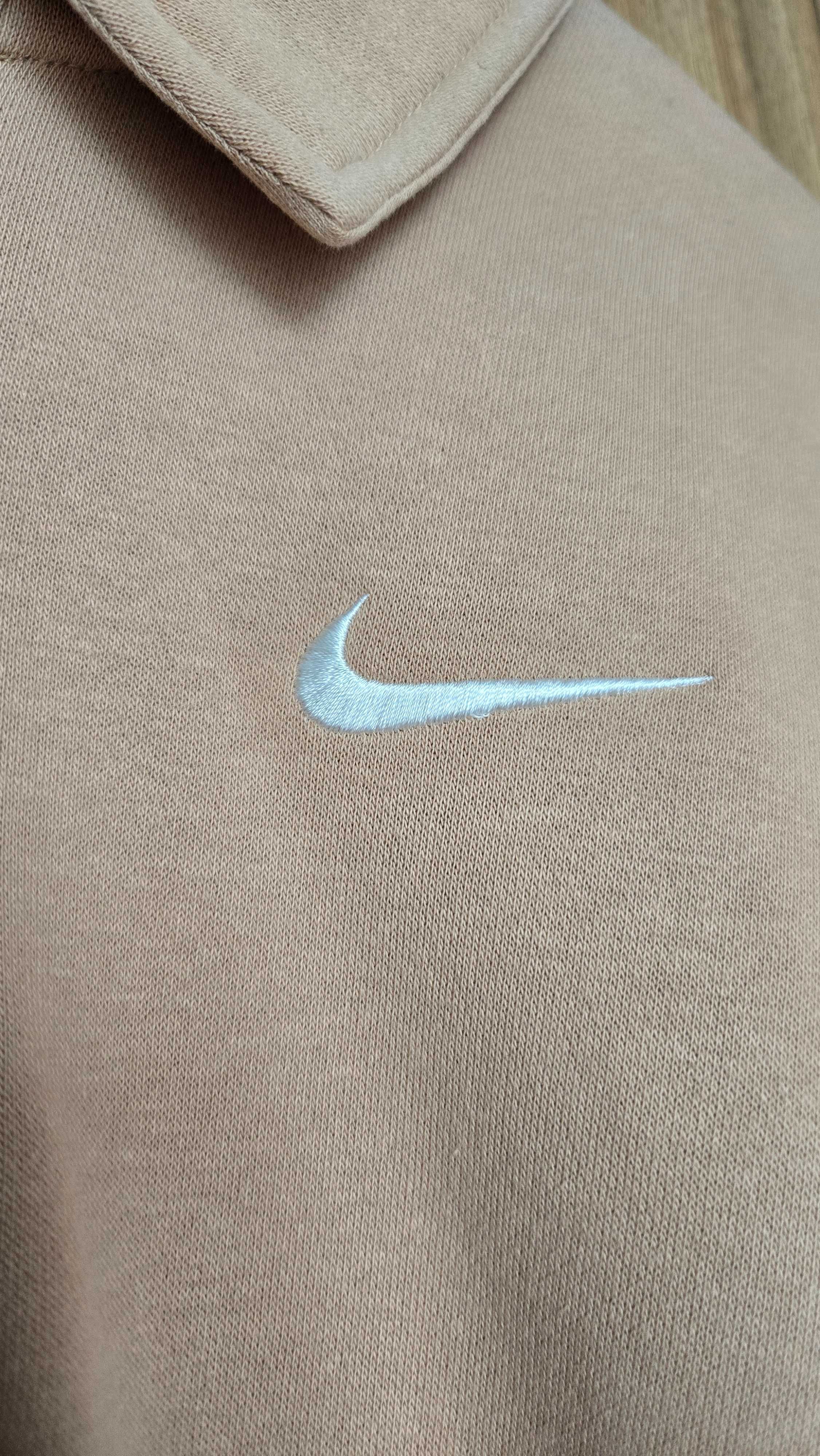 Nike мекичка къса дамска блуза с якички, S