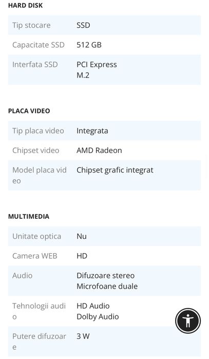 Laptop Lenovo IdeaPad 3 15ARE05