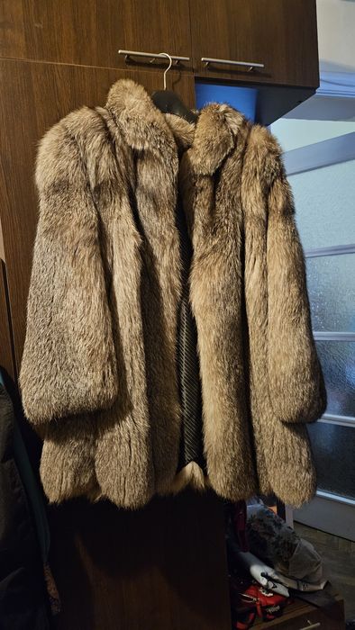 Blana dama 42-44 vulpe argintie