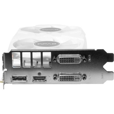 Placa video NVIDIA 1050ti 4gb ddr5 EXOC KFA white led edition 128bit