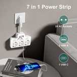 BOOTEEK 7-in-1 Rozetka | USB + 230V
