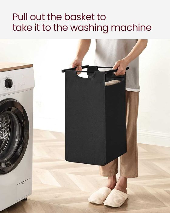 Cos de rufe, Songmics, 2 Compartimente, 92 , 73cm x 33cm x 72cm