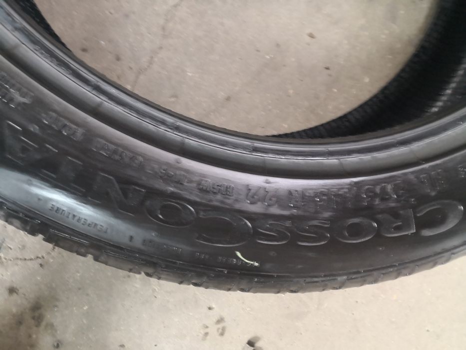 275 45 22 цола гуми като нови continental dot 22