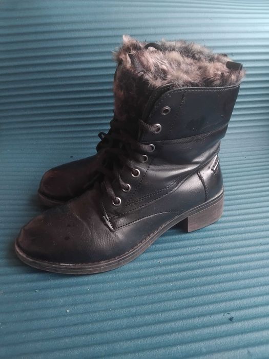 Дамски боти / ботуши с топла подплата, 38 номер