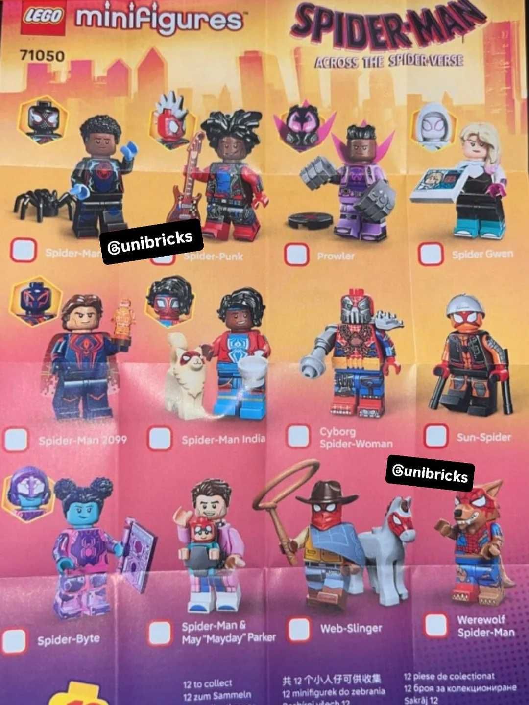 LEGO Minifigures 71050 Spiderman - пълна серия