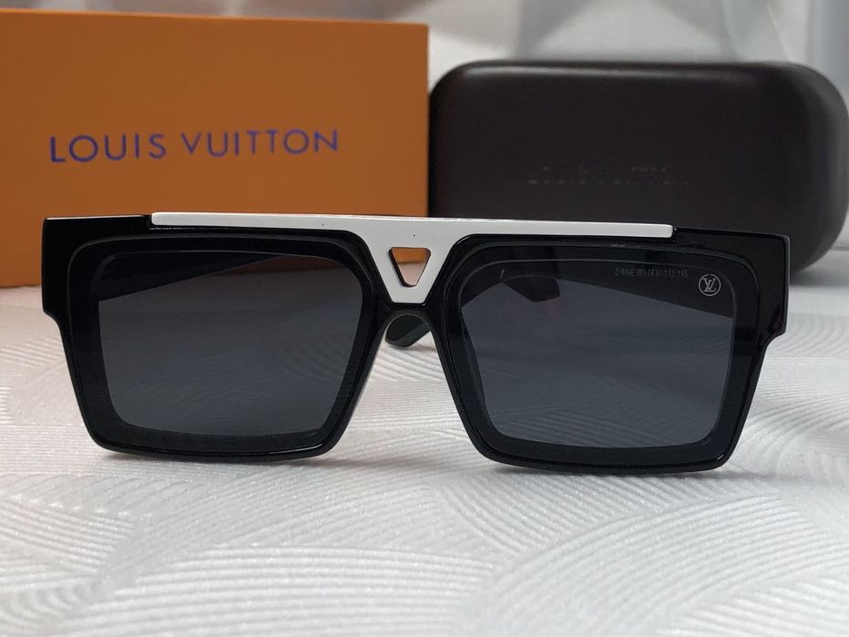 Мъжки слънчеви очила маска 2 цвята черни