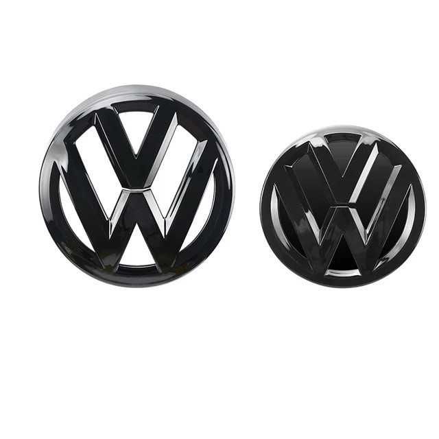 Embleme Cu Prinderi Originale Volkswagen VW Golf 5 6 7, Negru Lucios
