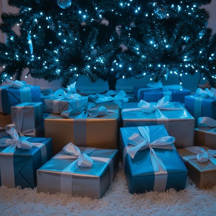 Instalatie Craciun Beculete 50M 500 LED Albastru Exterior\Interior