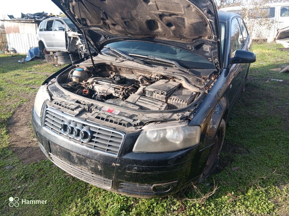 Продавам Audi a3 8p на части 2000 кубика 140кс TDI 6скорости
