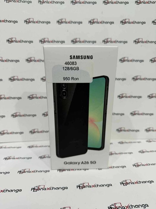 Samsung A26 Black 128/6GB Sigilat