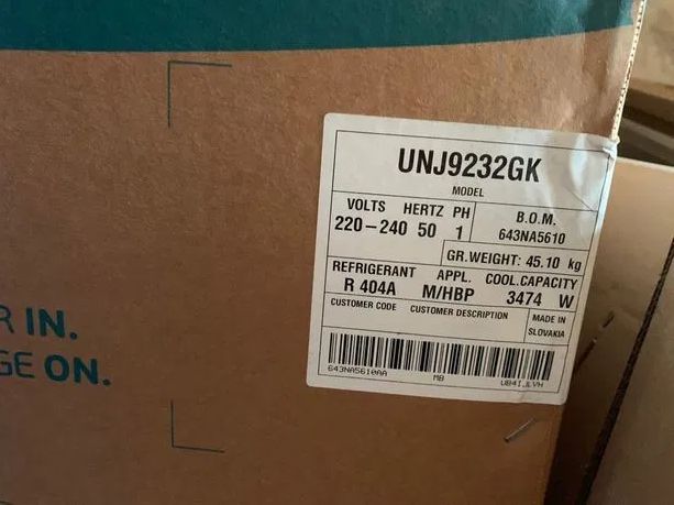 Agregat motor unj9232gk 2142w -10 compresor embraco vitrina frig nou