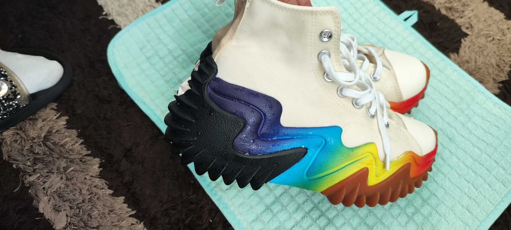 Дамски кецове Converse Run Star Motion Platform High Pride