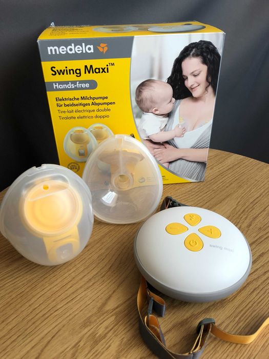 [Ca Nouă] - Pompa dublă Medela Swing Maxi Hands-Free 2024 - 21/24/27mm