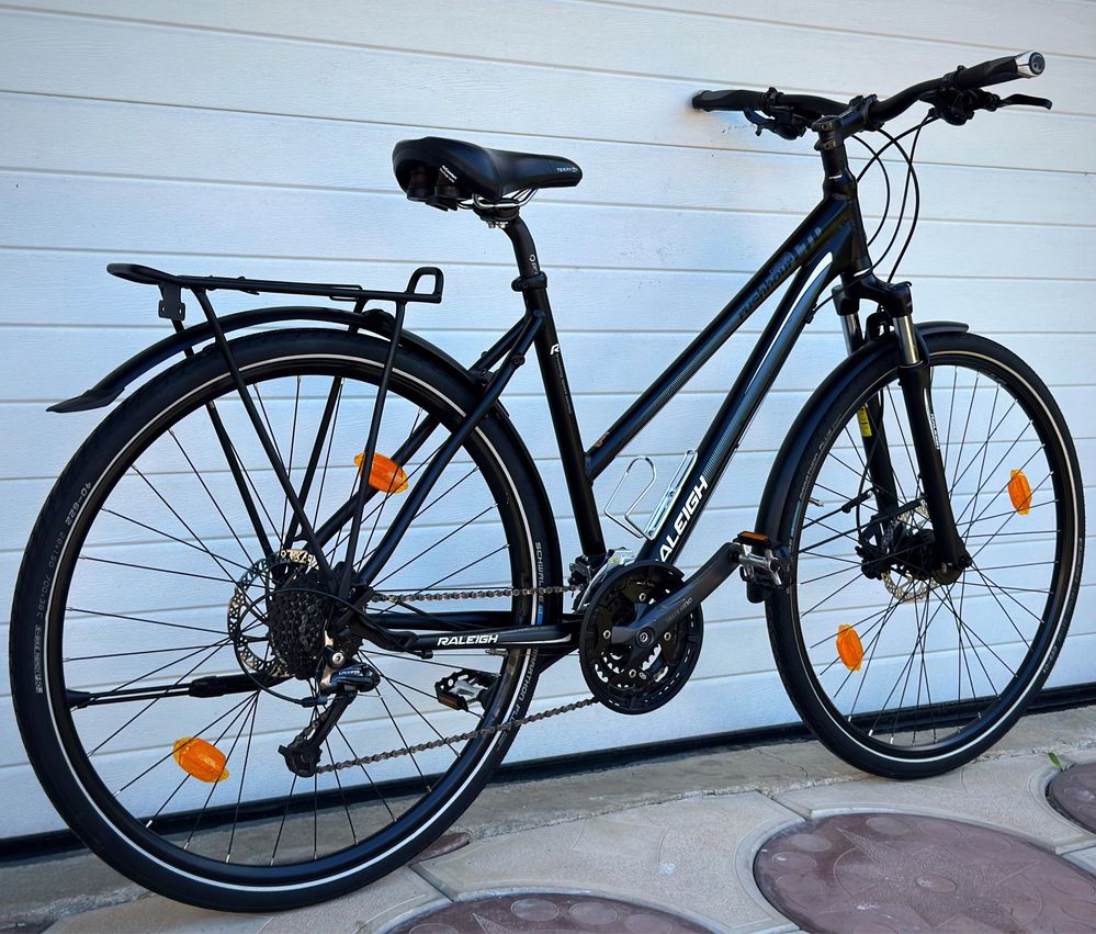Vand Bicicleta RALEIGH,impecabila,frane hidraulice,echip DEORE!