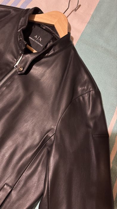 Geaca Emporio Armani piele