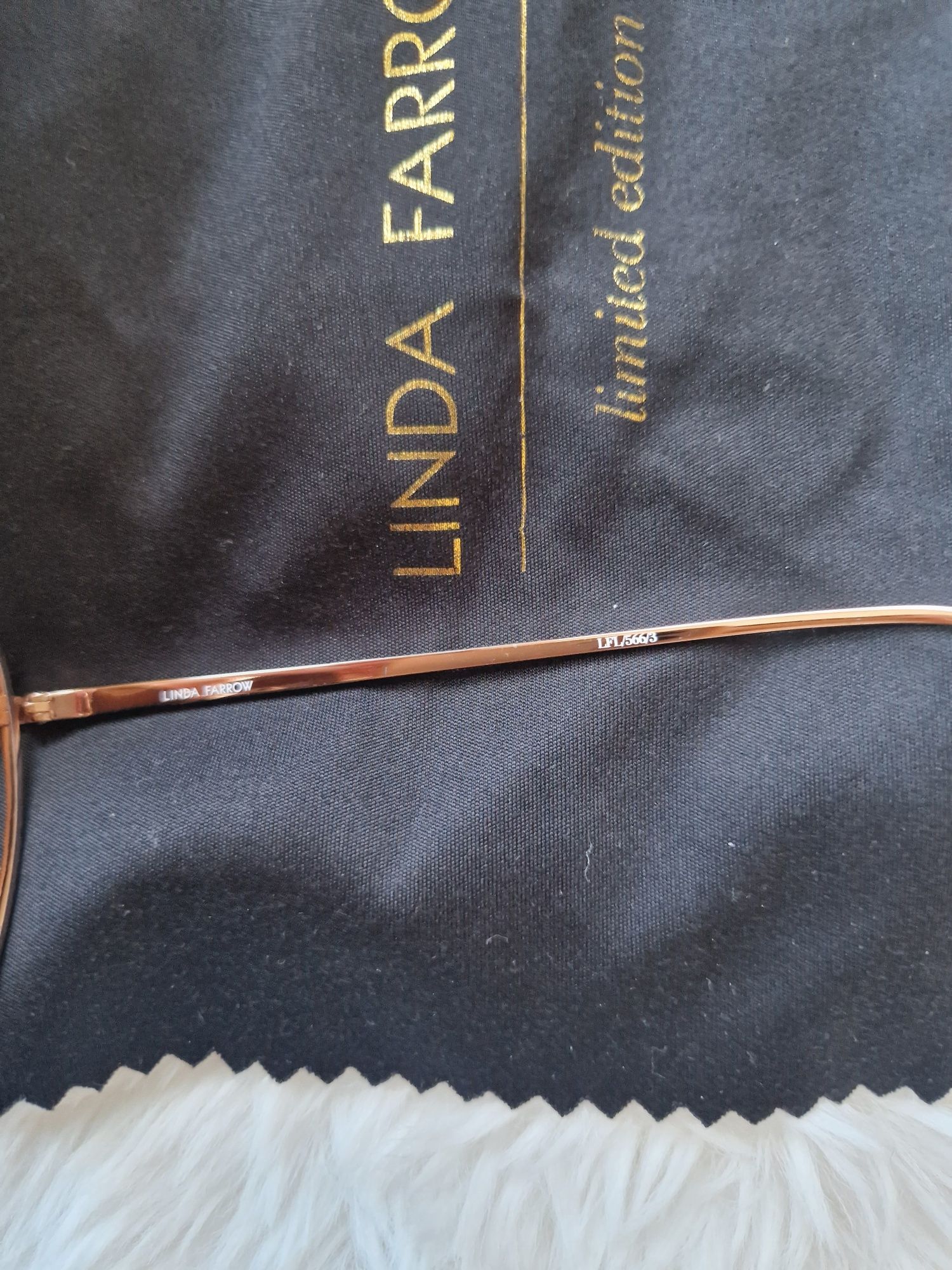 Очила Linda Farrow розово злато