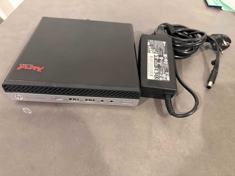 Mini PC HP Elitedesk 705 G4 Ryzen PRO 2200GE 8GB SSD 256GB 500HDD WiFi