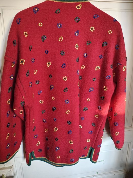 Haina tradițională groasă din lana 100%, cu mânecă 3 sferturi M-XL