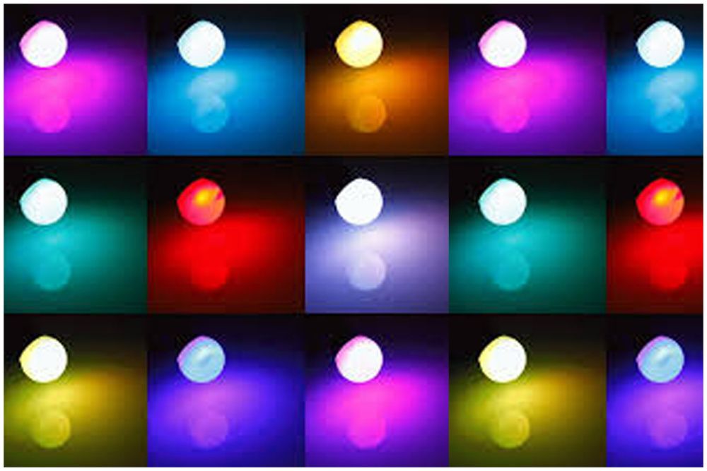 LED Цветна RGB Крушка с дистанционно, ЛЕД лампа E27 с смяна на цветове