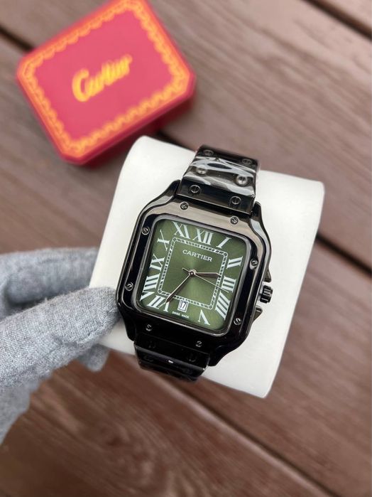 Cartier Santos мужские наручные часики