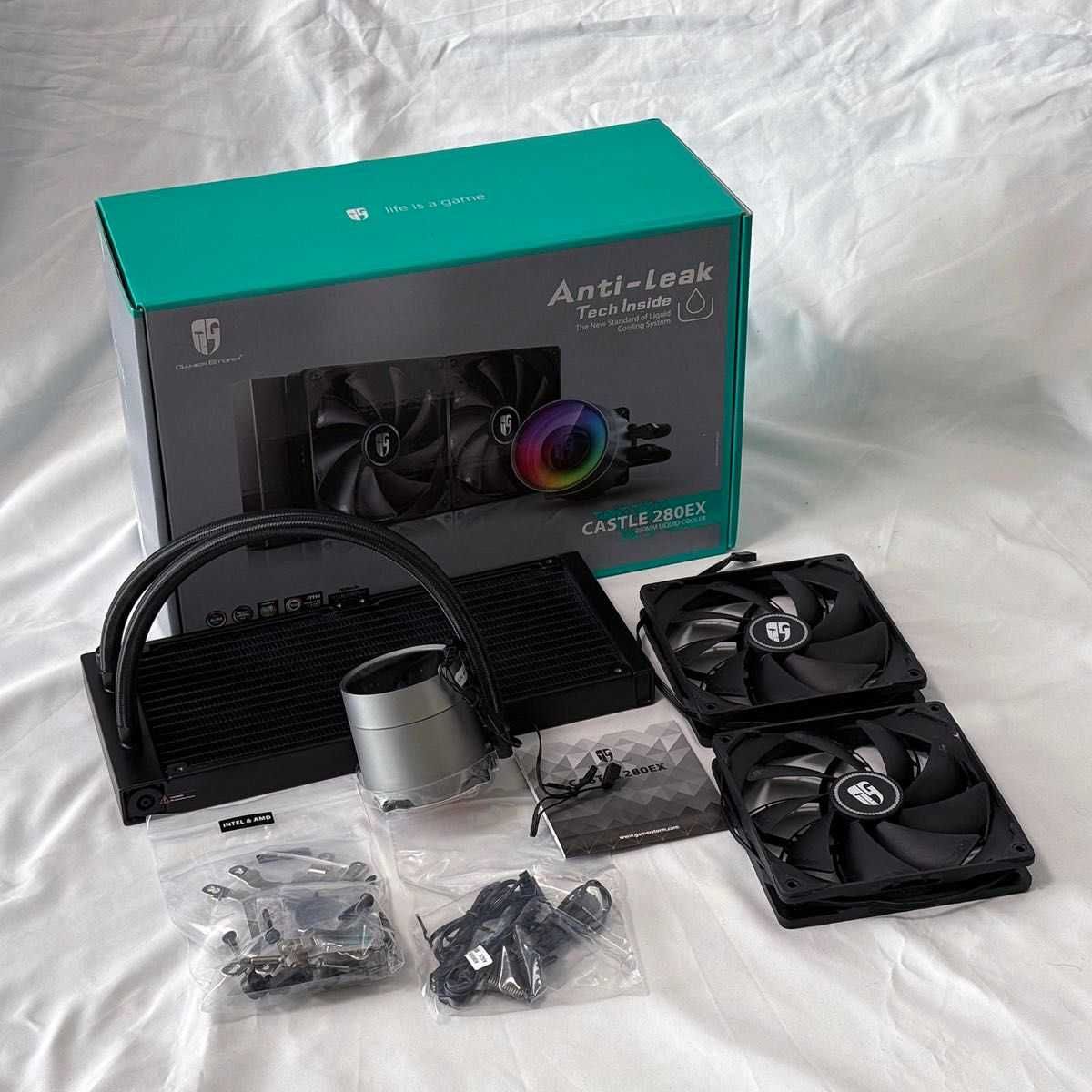 Продам комплект ASUSB550+DDR464GB+5800X+ОХЛАЖДЕНИЕ Deepcool 280EX