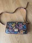 Шарена чанта Michael Kors, естествена кожа