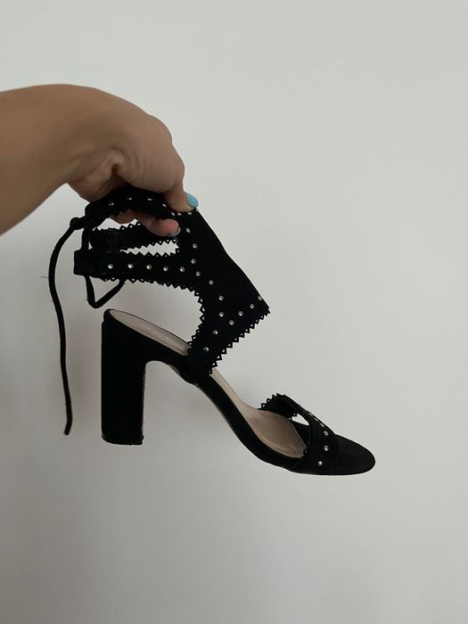 Летни сандали (велур)