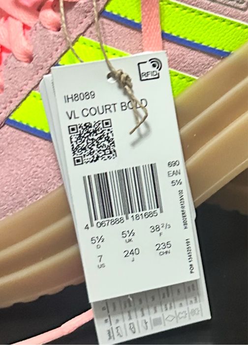 Маратонки adidas Vl Court