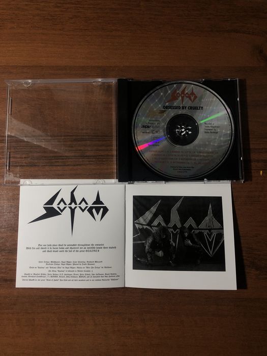 Cd диски от sodom и exumer в отличном состояний