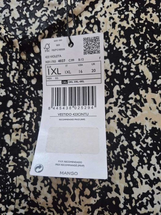 Нова рокля Mango размер XL