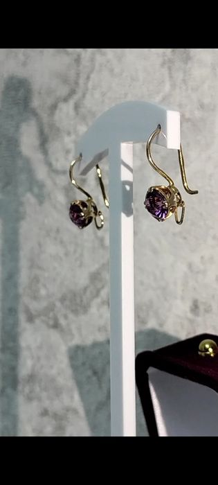 Советские детские серьги 583 пробы