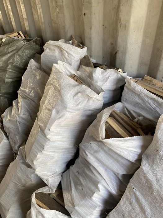 Дрова в мешках карагач