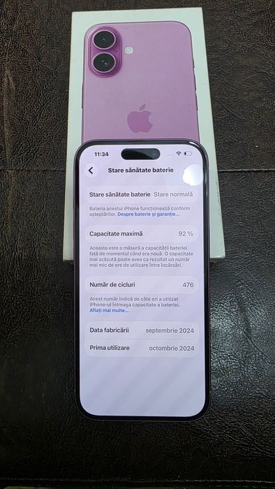 Vând Iphone 16 Roz