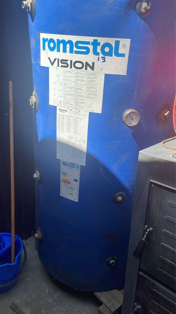 Boiler . Centrala pe lemen si pufer