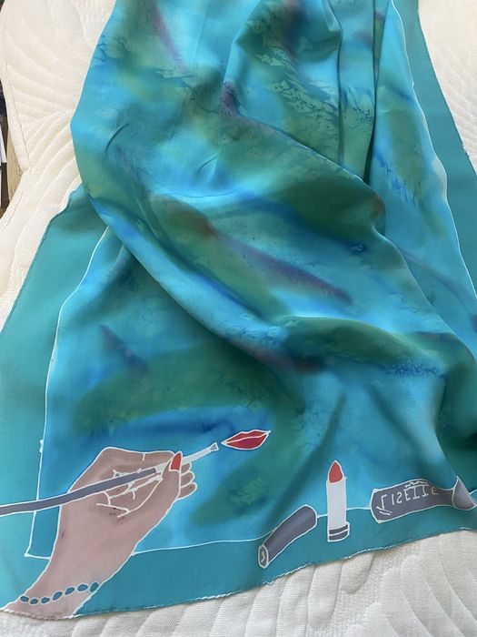 Дамски шал естествена коприна