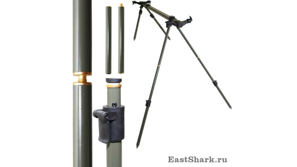 Rod pod East shark pentru 4 lansete foarte stabil MODEL SBD 122