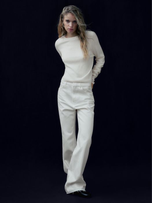 Pulover Massimo Dutti, din casmir