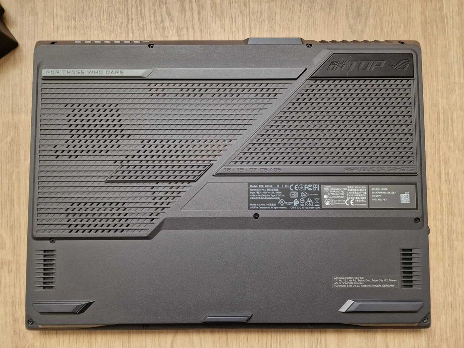 Laptop Gaming ASUS ROG Strix G15, AMD Ryzen 5900HX, RTX 3060, 32GB RAM