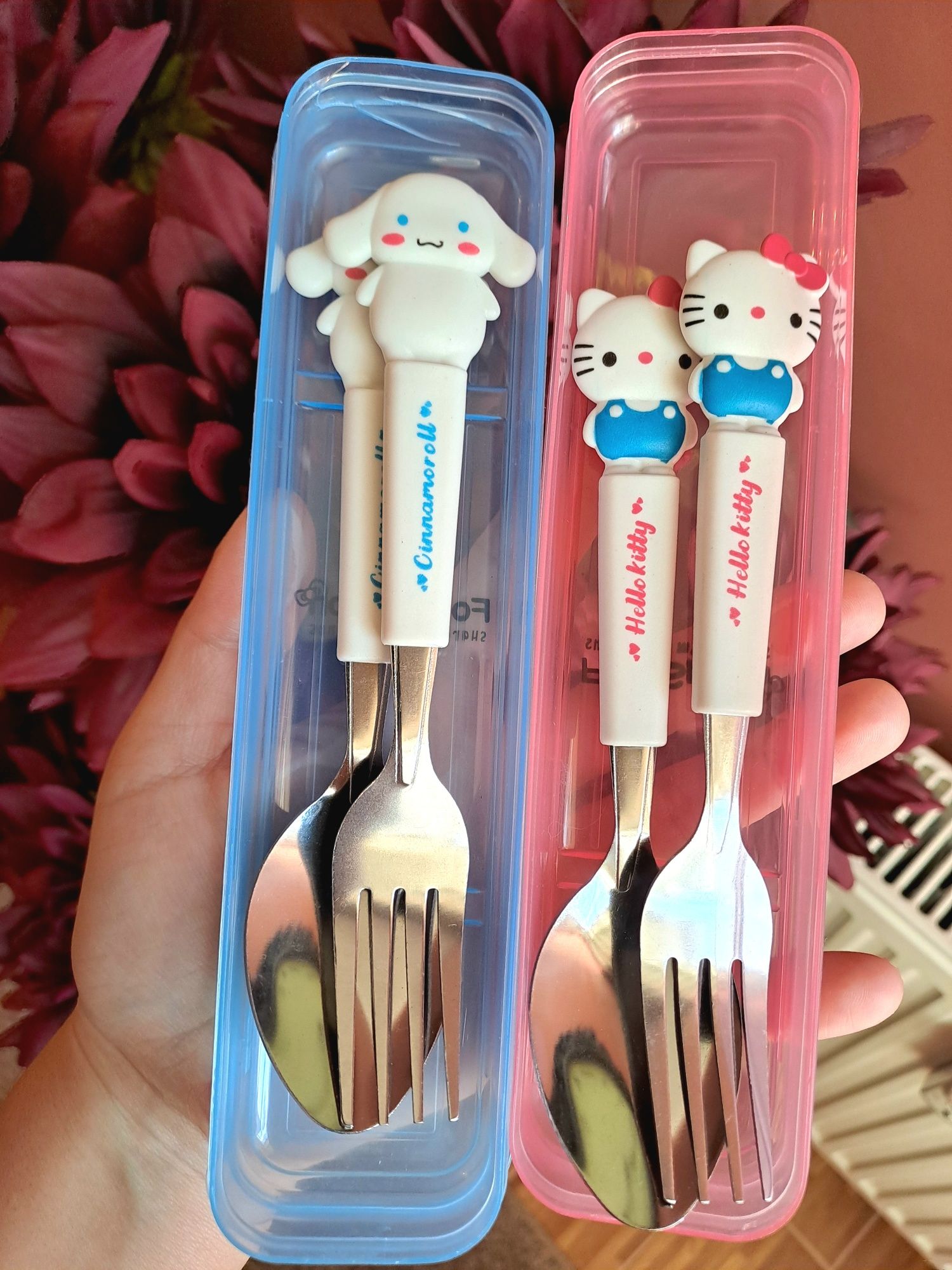 Set tacamuri sanrio pt copii kuromi my melody cinnamoroll