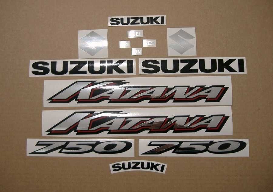 Стикери Сузуки 750 Катана 2000г.-2007г. Suzuki Katana gsxf лепенки к1