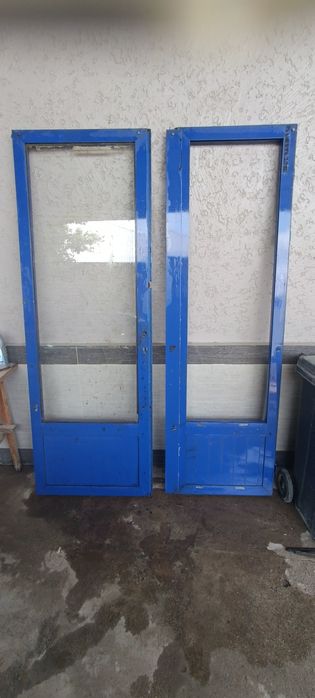 Пластиковые двойные двери БЕЗ КОРОБКИ