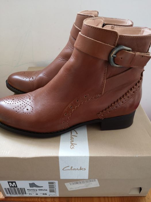 Ghete Clarks, mărimea 36, o singura purtare