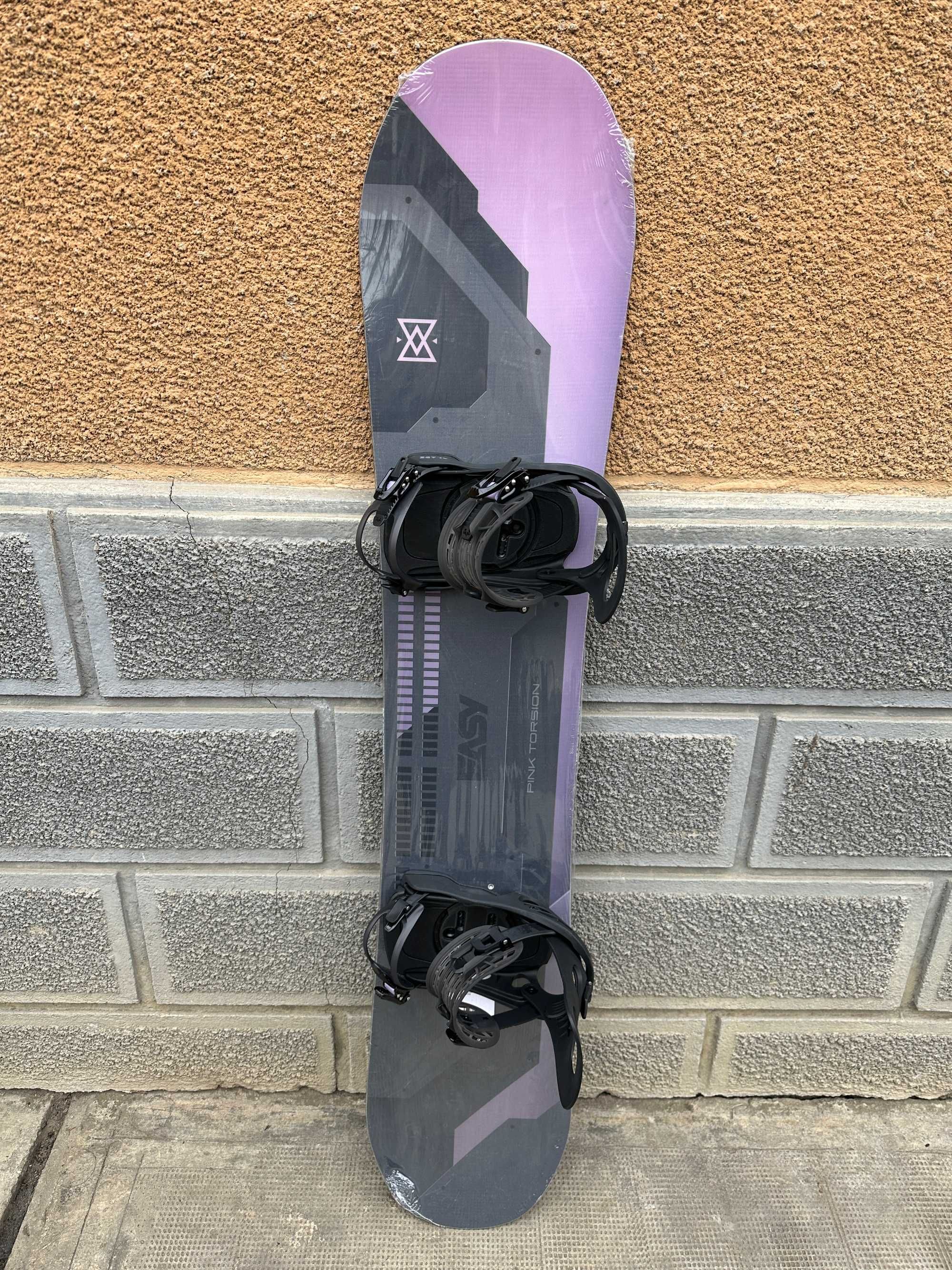 placa noua snowboard easy pink torsion L145cm