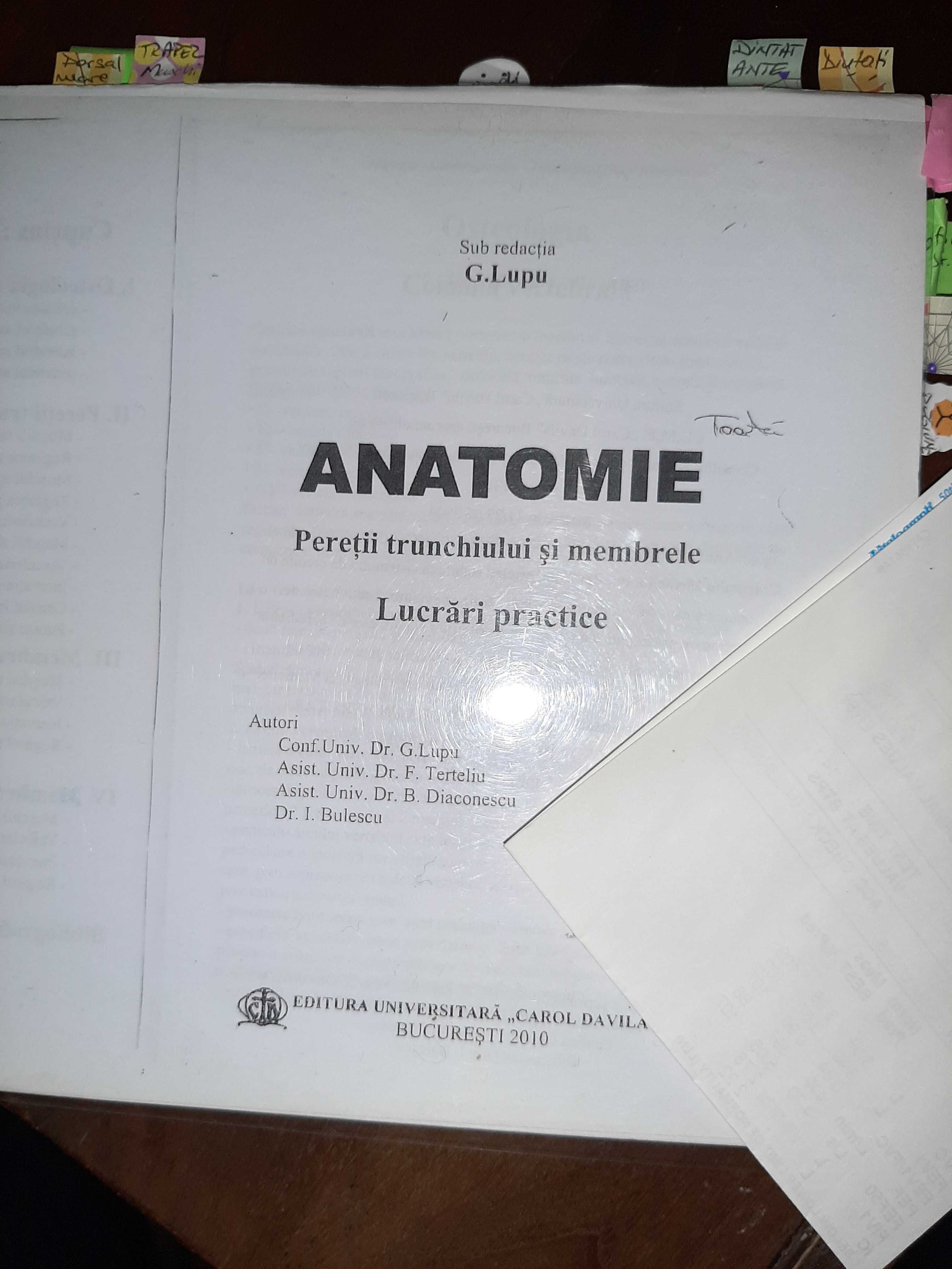 Cursuri litografiate facultatea de medicina anii 1-6