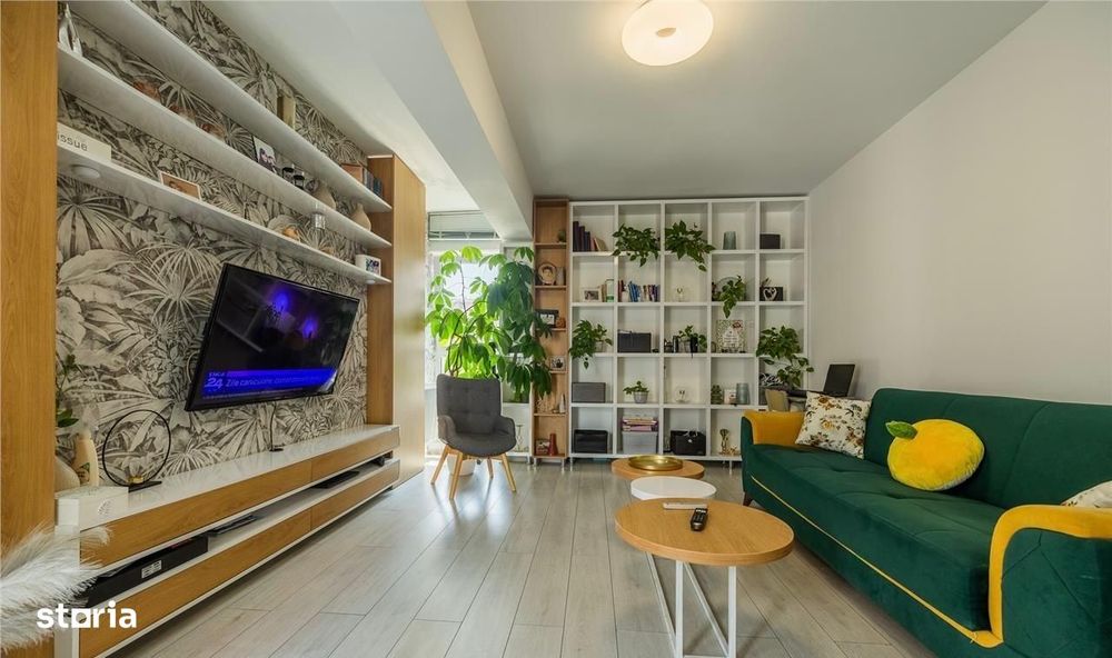 Apartament cu 3 Camere, 2 Bai,  in Coresi – Mobilat Modern, Etaj Int